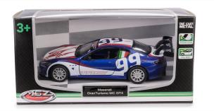 Okładka książki MSZ 1:43 Maserati GranTurismo MC GT4/67355A/blue