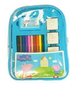 Multiprint Pieczątki Peppa Pig Plecak niebieski. Wydawca: Multiprint. Multiszop.pl Opakowanie Multiprint Pieczątki Peppa Pig Plecak niebieski