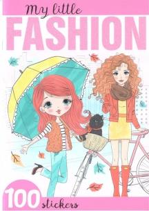 Okładka książki My little Fashion z naklejkami