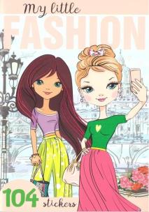 Okładka książki My little Fashion z naklejkami