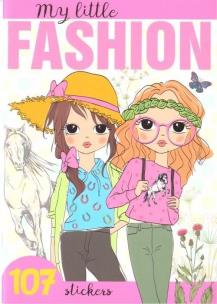Okładka książki My little Fashion z naklejkami