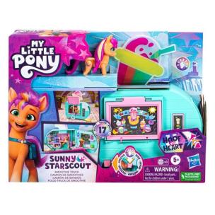 Opakowanie MY LITTLE PONY Sunny Starscout i ciężarówka ze Smoothie, pojazd z figurką