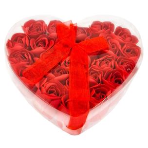 Opakowanie Mydlane róże czerwone 24szt