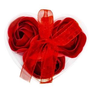 Opakowanie Mydlane róże czerwone 3szt