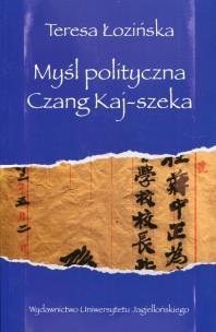 Okładka książki Myśl polityczna Czang Kaj-szeka