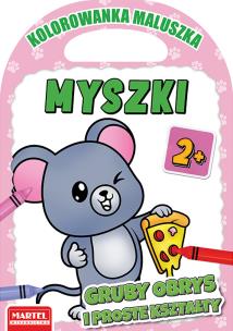 Okładka książki Myszki. Kolorowanka maluszka