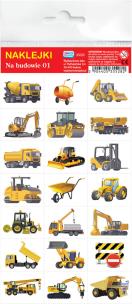 Opakowanie Na budowie 01 Naklejki 4 sztuki