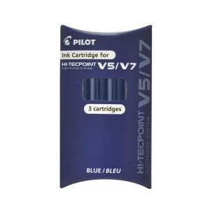 Opakowanie Naboje do V5/V7 niebieski 3szt PILOT