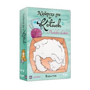 Najlepsza gra o kotach Pudełko łakoci /Foxgames/. Autor: Irena Brignull. Multiszop.pl Okładka książki Najlepsza gra o kotach Pudełko łakoci /Foxgames/