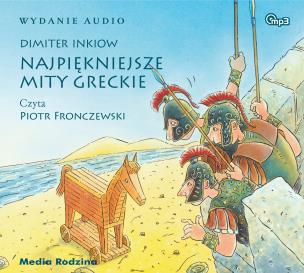 Okładka książki Najpiękniejsze mity greckie. Audiobook