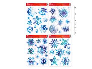 Opakowanie Naklejka BN brokat 30x42cm mix