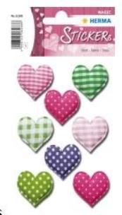 Opakowanie Naklejka Magic puchowe serca