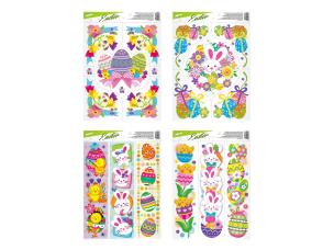 Opakowanie Naklejka na okno Wielkanoc MIX