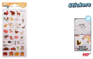 Opakowanie Naklejki 3D farma