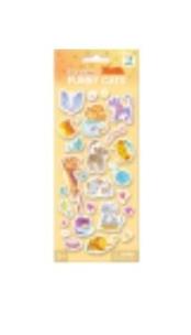 Opakowanie Naklejki 3D Funny cats