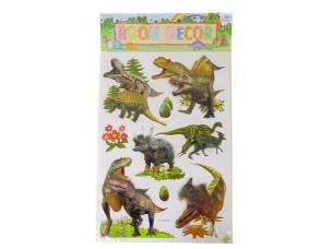 Opakowanie Naklejki 3D na ścianę dinozaury MIX