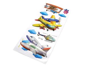 Opakowanie Naklejki 3D na ścianę - pojazdy