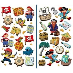 Opakowanie Naklejki 3D piraci MIX