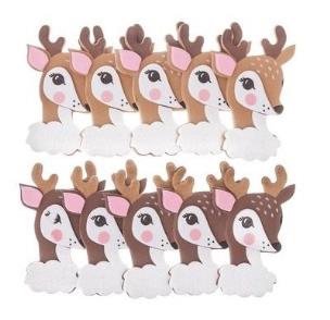 Opakowanie Naklejki 3D z piankami bambi 10szt