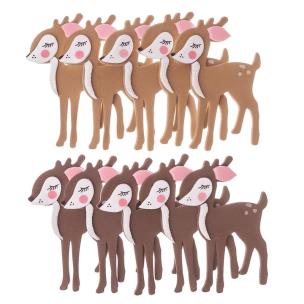 Naklejki 3D z pianki bambi 10szt. Wydawca: Dalprint. Multiszop.pl Opakowanie Naklejki 3D z pianki bambi 10szt