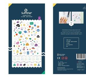 Naklejki Deco Stworki. Wydawca: Suatelier. Multiszop.pl Opakowanie Naklejki Deco Stworki