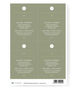 Opakowanie Naklejki dedykacyjne - Każde Dobro