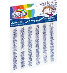Opakowanie Naklejki dekoracyjne kryształki GR-DS07 FIORELLO