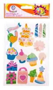 Opakowanie Naklejki dekoracyjne party 16szt