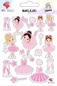 Naklejki dla dzieci Baletnice. Wydawca: All4Kids. Multiszop.pl Opakowanie Naklejki dla dzieci Baletnice