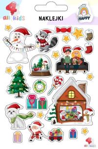 Naklejki dla dzieci Boże Narodzenie 1. Wydawca: All4Kids. Multiszop.pl Opakowanie Naklejki dla dzieci Boże Narodzenie 1