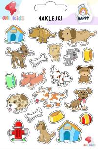 Naklejki dla dzieci Co robi pies. Wydawca: All4Kids. Multiszop.pl Opakowanie Naklejki dla dzieci Co robi pies