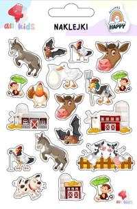 Opakowanie Naklejki dla dzieci Farma zwierzęta 2