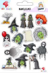 Naklejki dla dzieci Halloween 2. Wydawca: All4Kids. Multiszop.pl Opakowanie Naklejki dla dzieci Halloween 2