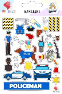 Opakowanie Naklejki dla dzieci Policja