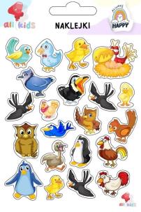 Opakowanie Naklejki dla dzieci Ptaki