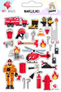 Opakowanie Naklejki dla dzieci Straż pożarna