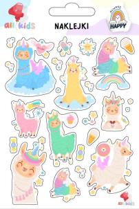 Opakowanie Naklejki dla dzieci Wesołe lamy