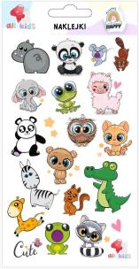 Opakowanie Naklejki dla dzieci Wesołe zwierzątka