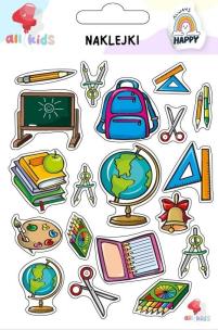 Naklejki dla dzieci Witaj szkoło. Wydawca: All4Kids. Multiszop.pl Opakowanie Naklejki dla dzieci Witaj szkoło