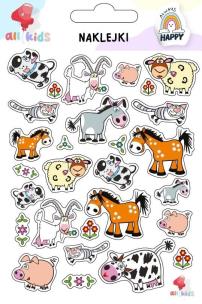Opakowanie Naklejki dla dzieci Zwierzęta 2