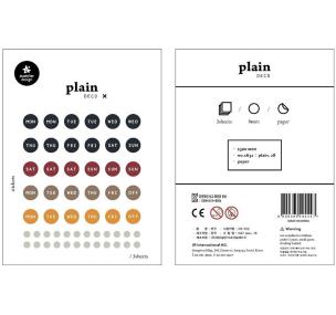 Opakowanie Naklejki Dni tygodnia 3 ark.