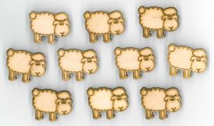 Opakowanie Naklejki drewniane owce