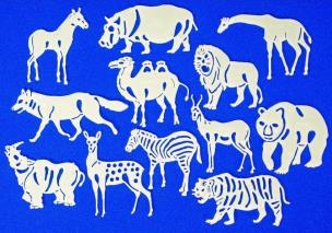 Opakowanie Naklejki fluorescencyjne Blaze 9szt