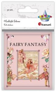 Opakowanie Naklejki foliowe Fairy Fantasy wróżki 30szt