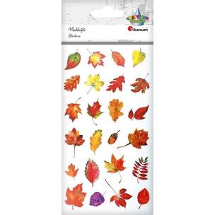 Opakowanie Naklejki foliowe jesienne liście 24szt.
