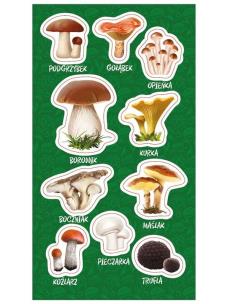 Opakowanie Naklejki Grzyby jadalne