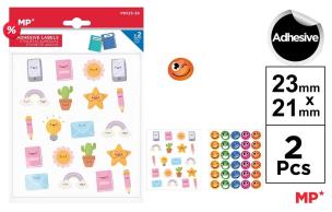 Opakowanie Naklejki imienne 2 arkusze