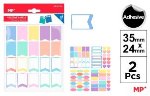 Opakowanie Naklejki imienne 2 arkusze