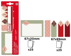 Opakowanie Naklejki indeksujące Coca-Cola