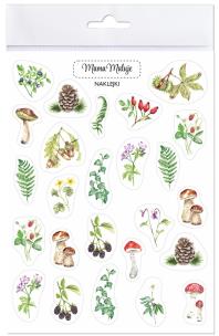 Opakowanie Naklejki Leśne botaniczne